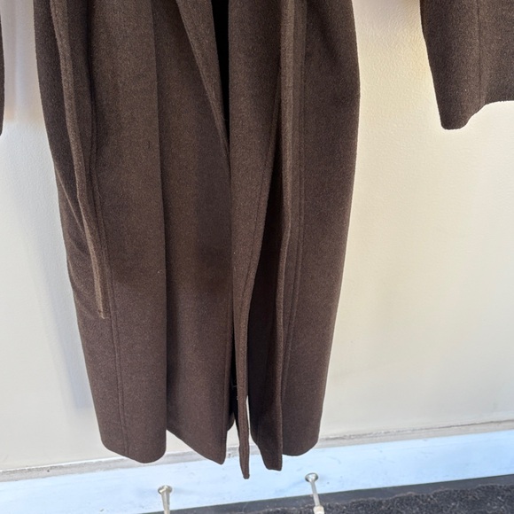 Lauren Ralph Lauren Brown Coat with Faux Fur Collar - Picture 2 of 11